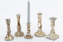 Chandeliers|Chandeliers<Flamant KUMMEN, bougeoir, verre mercuré Or
