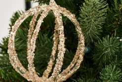 Boules De Noël|Boules De Noël<Flamant KUNAS, boule de Noël Or