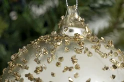 Boules De Noël|Boules De Noël<Flamant KUON, boule de Noël Argent