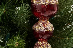 Boules De Noël|Boules De Noël<Flamant LALI, pendentif Noël Rouge