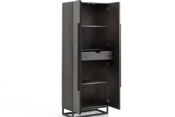 Placards|Armoires<Flamant LANA, armoire, brown foncé, 2 portes Brun