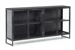 Armoires|Armoires<Flamant LAURANCE, buffet, , métal, 4 portes Noir