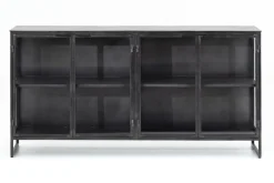 Armoires|Armoires<Flamant LAURANCE, buffet, , métal, 4 portes Noir