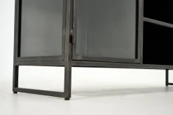Placards|Armoires<Flamant LAURANCE, meuble TV, , métal, 2 portes Noir
