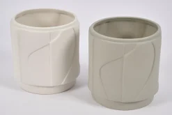 Pots Et Vases|Décoration<Flamant LAURENA, vase, céramique, latte, S Blanccassé