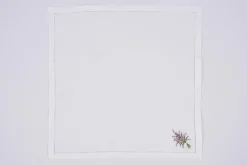Serviettes|Textile<Flamant LAVENDER, serviette, broderie, set de 6 Mixte