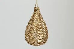 Boules De Noël|Boules De Noël<Flamant LEI, pendentif Noël Or