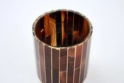 Porte Bougie, Chauffe-Plats Et Photophores|Porte Bougie, Chauffe-Plats Et Photophores<Flamant LESLEY, photophore, verre, S Rouge