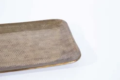 Accessoires|Plateaux<Flamant LEX, plateau, métal, L Argent
