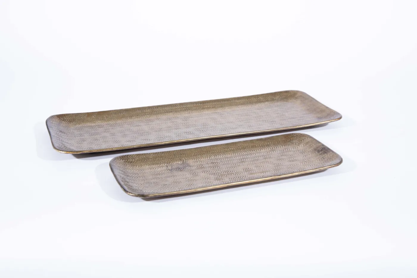 Accessoires|Plateaux<Flamant LEX, plateau, métal, L Argent
