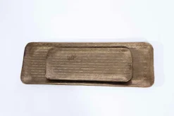 Accessoires|Plateaux<Flamant LEX, plateau, métal, L Argent