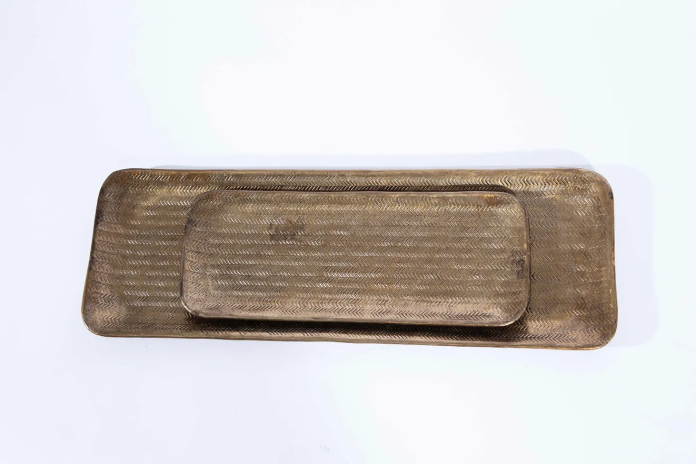 Accessoires|Plateaux<Flamant LEX, plateau, métal, L Argent