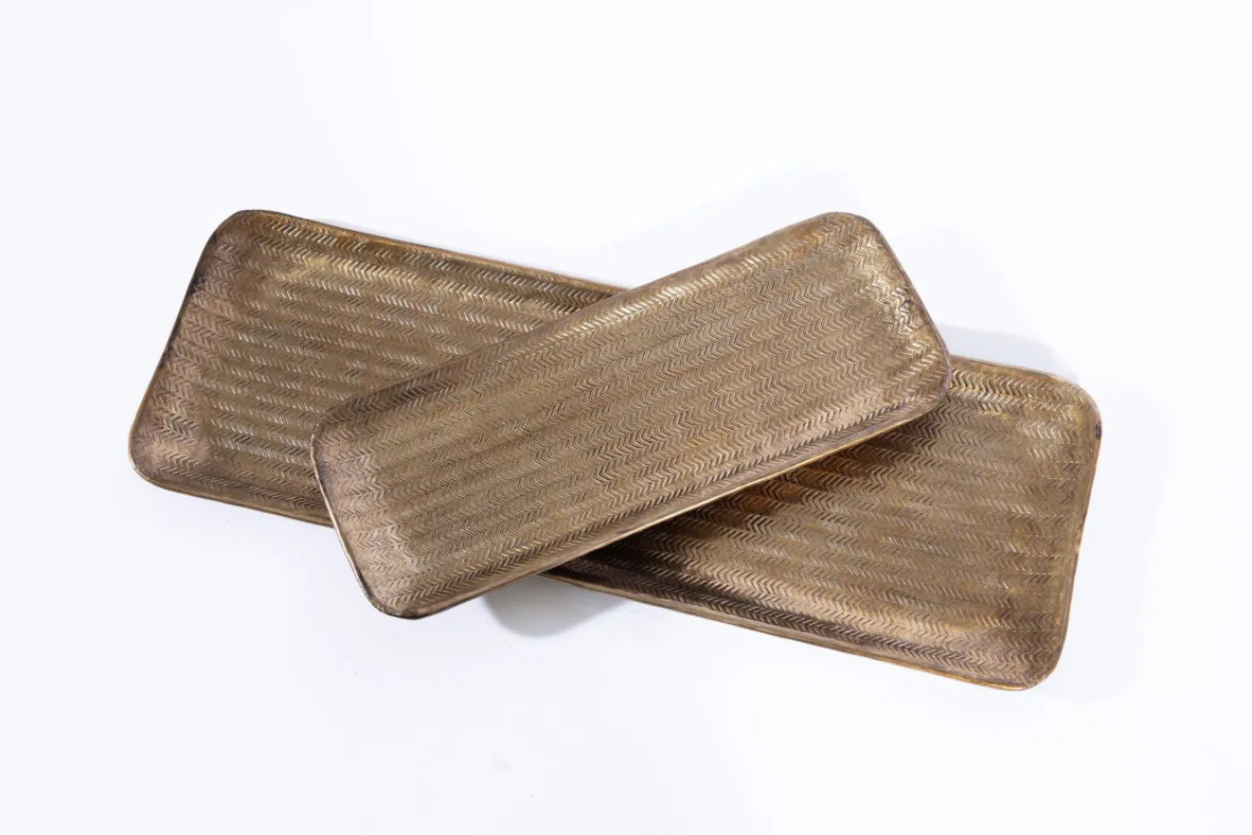 Accessoires|Plateaux<Flamant LEX, plateau, métal, L Argent