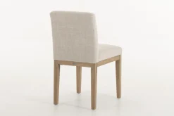 Chaises|Chaises<Flamant LEXY, chaise, lin naturel Blanccassé