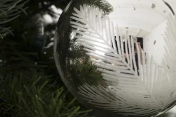 Boules De Noël|Boules De Noël<Flamant LEYTON, boule de Noël, L Argent