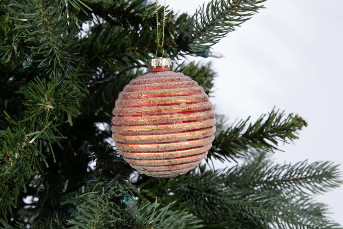 Boules De Noël|Boules De Noël<Flamant LIGNE, boule de Noël Rouge