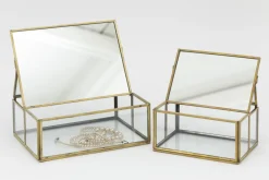 Paniers|Décoration<Flamant LIMOGES, boîte à bijoux, L Transparent