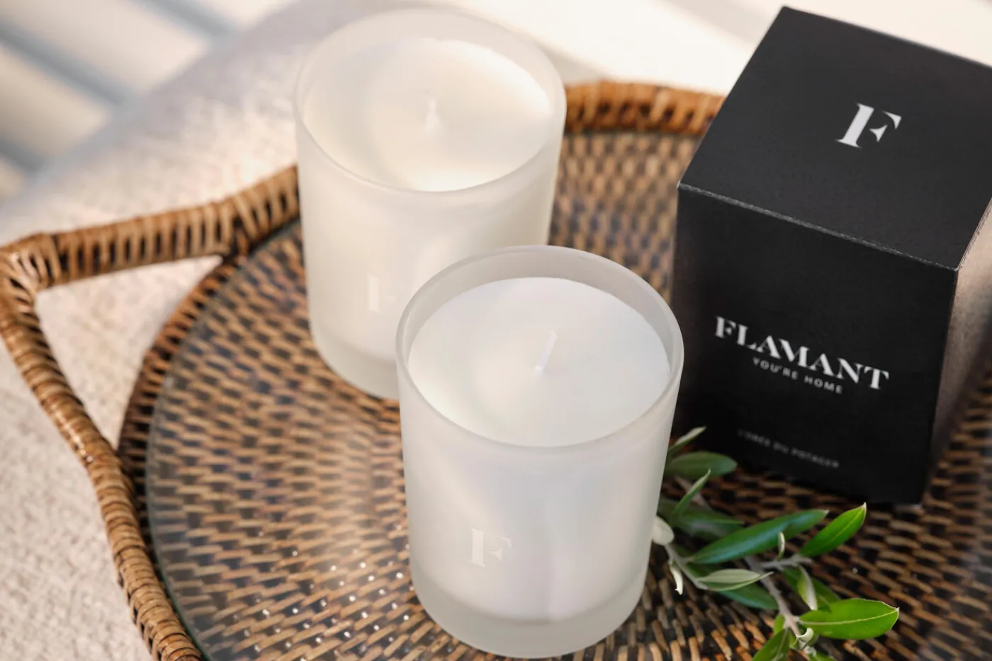 Bougies Parfumées & Parfums D’Ambiance|Bougies Parfumées Et Parfums D’Ambiance<Flamant LIN, bougie parfumée, fleurs hes Blanc