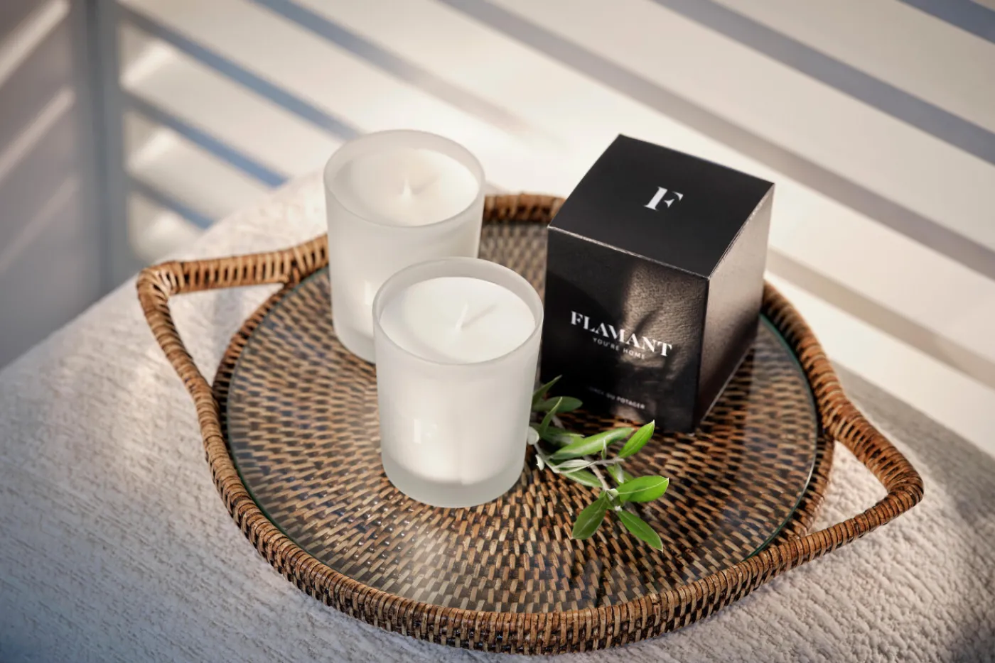 Bougies Parfumées & Parfums D’Ambiance|Bougies Parfumées Et Parfums D’Ambiance<Flamant LIN, bougie parfumée, thé noir Blanc