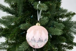 Boules De Noël|Boules De Noël<Flamant LINDEN, boule de Noël Rose