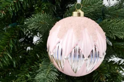 Boules De Noël|Boules De Noël<Flamant LINDEN, boule de Noël Rose
