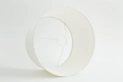 Abat-Jour|Luminaire<Flamant LINDRO, abat-jour, écru, cylindrique, 35 cm Blanc
