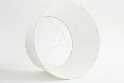 Abat-Jour|Luminaire<Flamant LINDRO, abat-jour, écru, cylindrique, 40 cm Blanc
