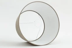 Abat-Jour|Luminaire<Flamant LINDRO, abat-jour, naturel, cylindrique, 30 cm Blanccassé