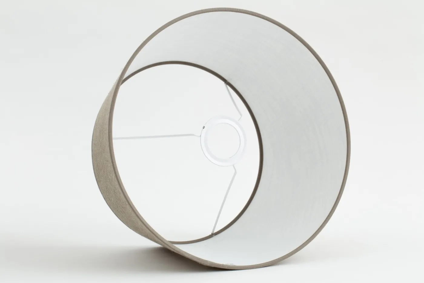 Abat-Jour|Luminaire<Flamant LINDRO, abat-jour, naturel, cylindrique, 30 cm Blanccassé