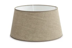 Abat-Jour|Luminaire<Flamant LINDRO, abat-jour, naturel, cylindrique, 35 cm Blanccassé