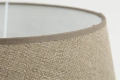 Abat-Jour|Luminaire<Flamant LINDRO, abat-jour, naturel, cylindrique, 35 cm Blanccassé