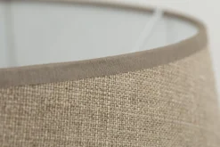 Abat-Jour|Luminaire<Flamant LINDRO, abat-jour, naturel, cylindrique, 45 cm Blanccassé