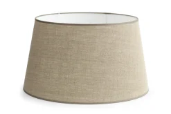 Abat-Jour|Luminaire<Flamant LINDRO, abat-jour, naturel, cylindrique, 50 cm Blanccassé