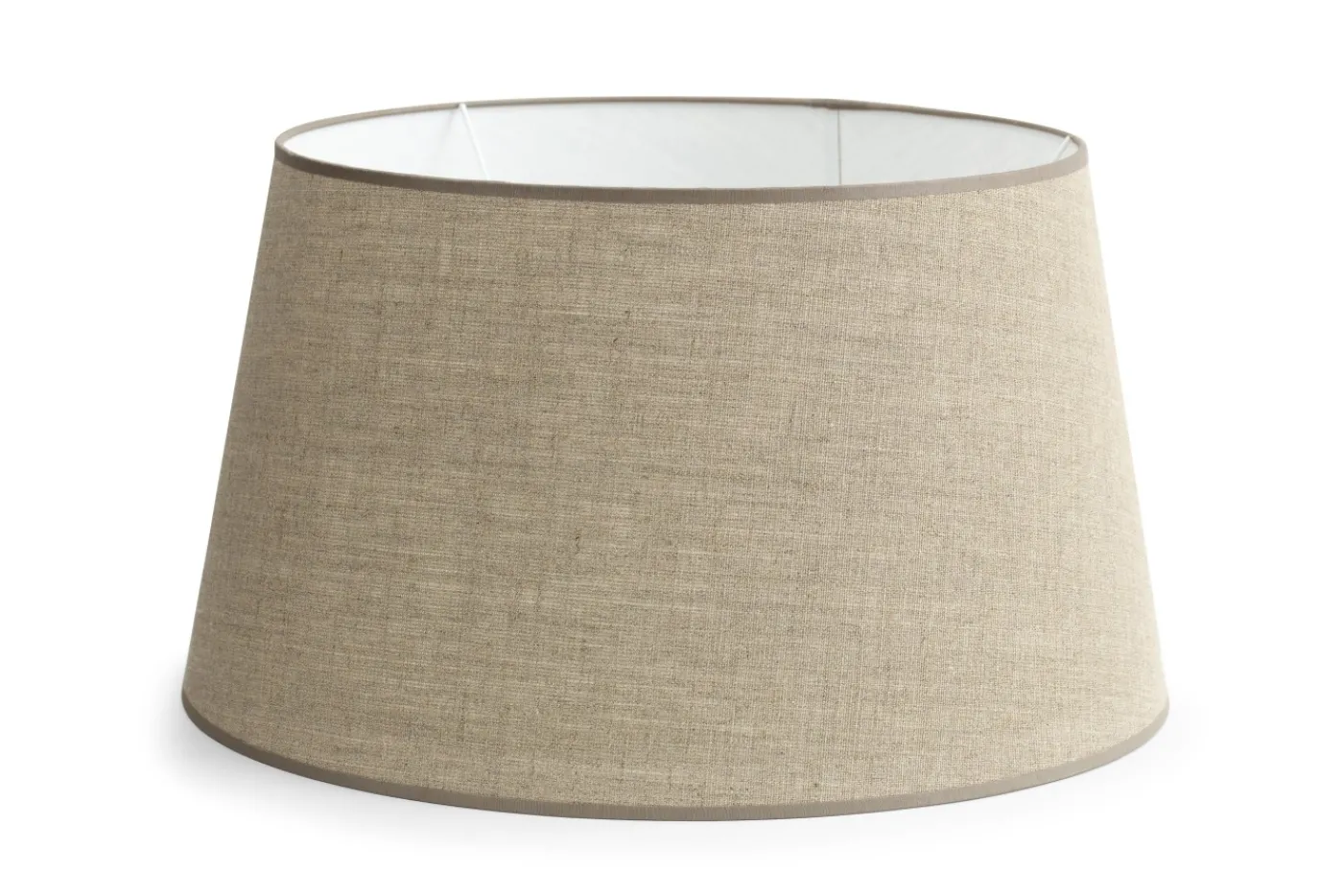 Abat-Jour|Luminaire<Flamant LINDRO, abat-jour, naturel, cylindrique, 50 cm Blanccassé