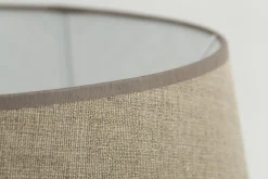 Abat-Jour|Luminaire<Flamant LINDRO, abat-jour, naturel, cylindrique, 50 cm Blanccassé