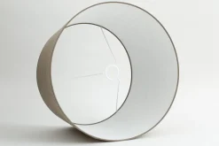 Abat-Jour|Luminaire<Flamant LINDRO, abat-jour, naturel, cylindrique, 50 cm Blanccassé
