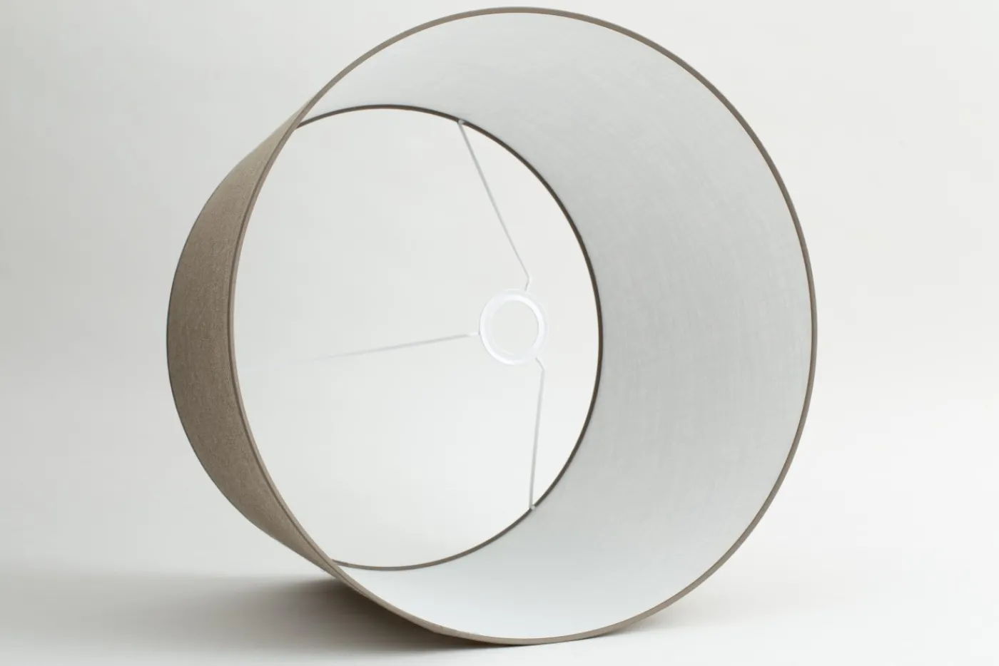 Abat-Jour|Luminaire<Flamant LINDRO, abat-jour, naturel, cylindrique, 50 cm Blanccassé