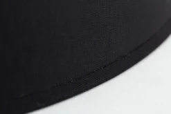 Abat-Jour|Luminaire<Flamant LINDRO, abat-jour, et or, cylindrique, 30 cm Noir