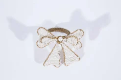 Accessoires|Décoration De Table<Flamant LITIO, rond de serviette, perles Blanccassé