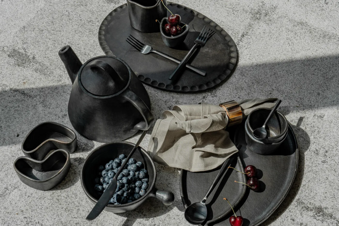 Assiettes, Plats Et Bols|Assiettes,Plats Et Bols<Flamant LONGPI, plateau, ovale, Noir