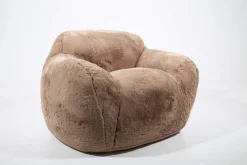 Fauteuils|Sièges<Flamant LOTY, fauteuil, peluche, taupe, L Brun