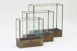 Porte Bougie, Chauffe-Plats Et Photophores|Porte Bougie, Chauffe-Plats Et Photophores<Flamant LUCANDE, photophore, fer et verre, L Transparent