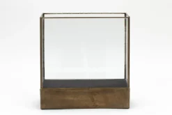 Porte Bougie, Chauffe-Plats Et Photophores|Porte Bougie, Chauffe-Plats Et Photophores<Flamant LUCANDE, photophore, fer et verre, M Transparent