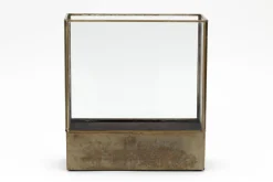 Porte Bougie, Chauffe-Plats Et Photophores|Porte Bougie, Chauffe-Plats Et Photophores<Flamant LUCANDE, photophore, fer et verre, S Transparent