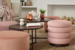 Poufs Et Bouts De Canapé|Sièges<Flamant LUCAS, pouf, rotatif, Ø 40, Rose