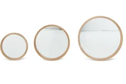 Miroirs|Décoration<Flamant LUCENTE, miroir, chêne, rond, 46cm