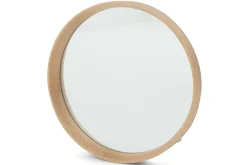 Miroirs|Décoration<Flamant LUCENTE, miroir, chêne, rond, 33cm
