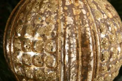 Boules De Noël|Boules De Noël<Flamant LUTTON, boule de Noël Or