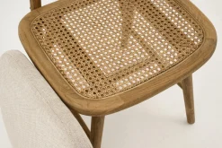 Chaises|Chaises<Flamant LYNN, chaise, chêne, roseau, avec coussin Mixte