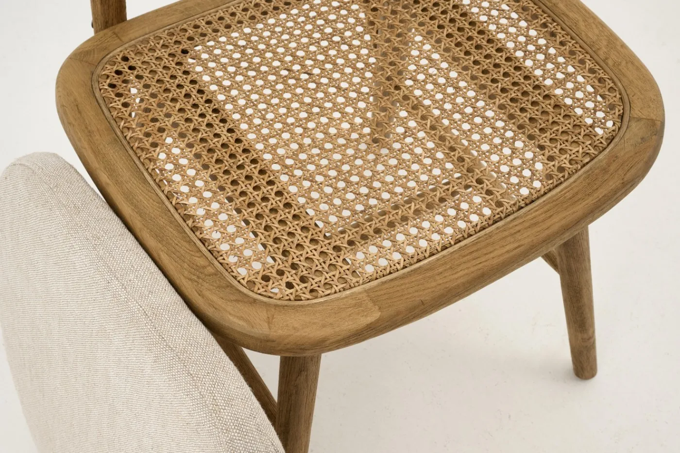 Chaises|Chaises<Flamant LYNN, chaise, chêne, roseau, avec coussin Mixte